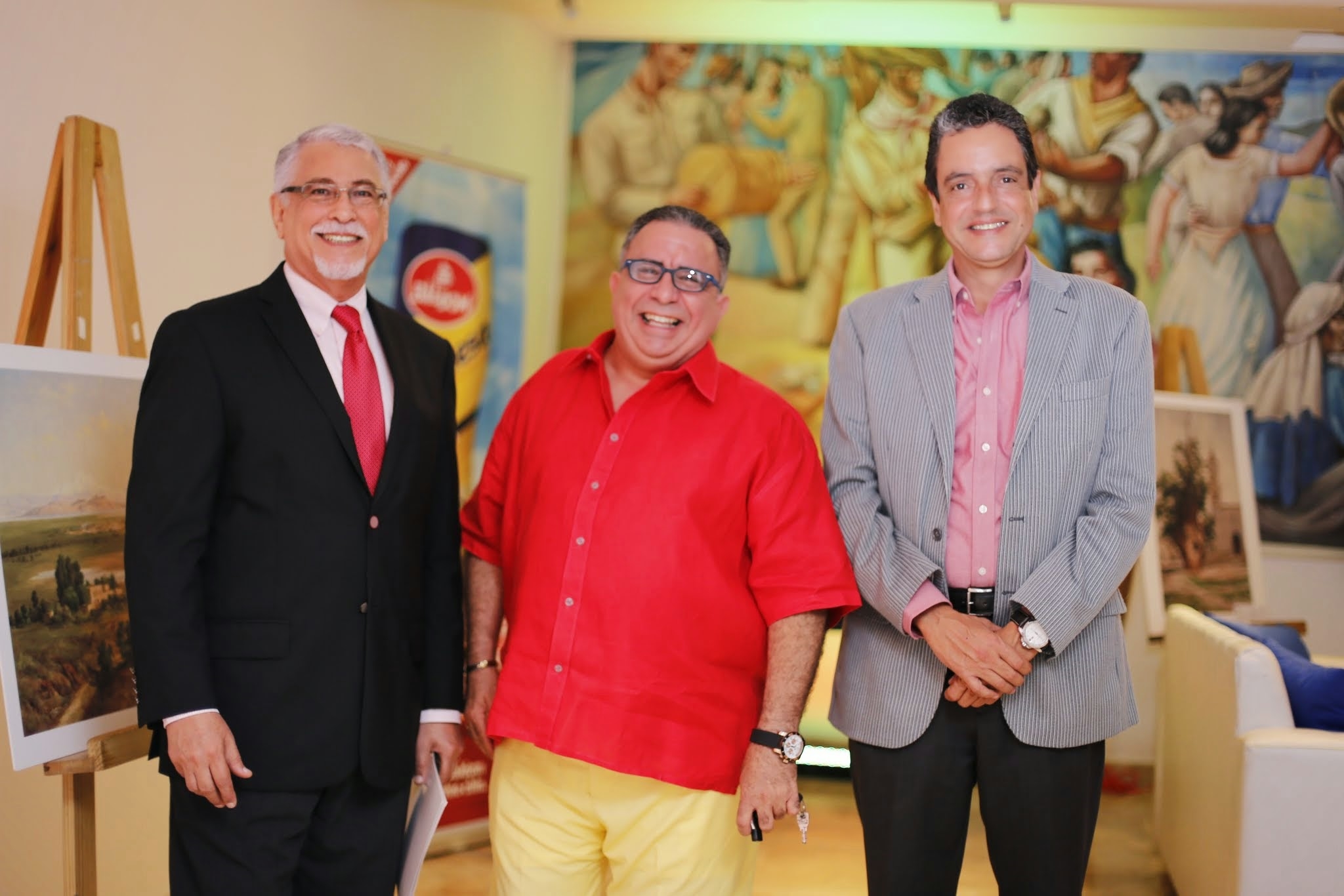 Salvador Martínez Gómez, Juancho Ortiz y Tony Sánchez