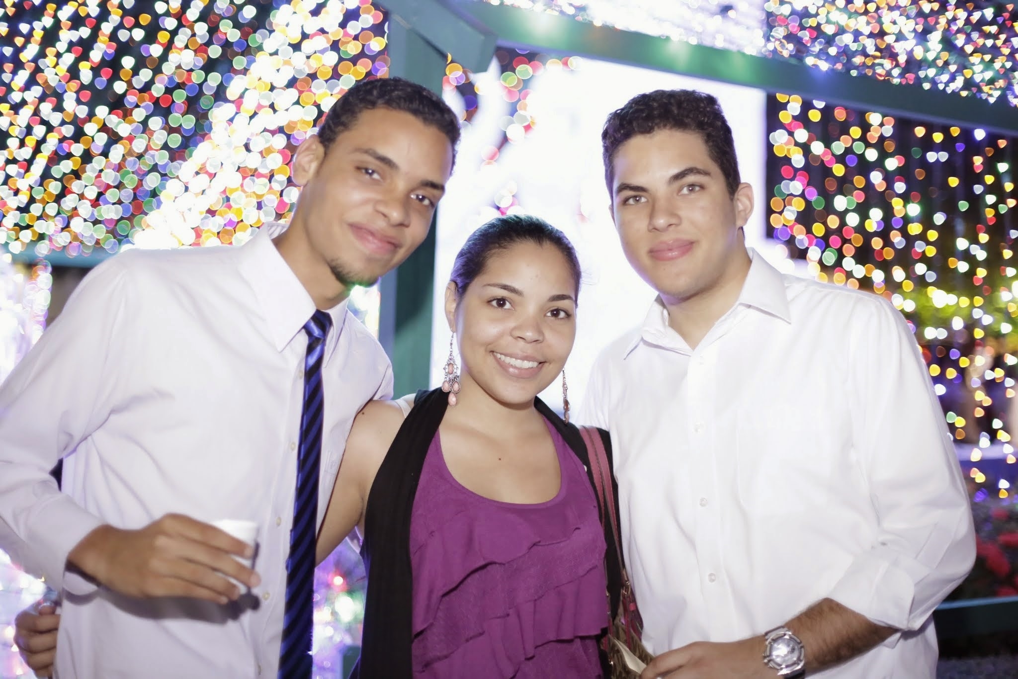 Oscar Nanita, Rachell Sánchez y Wilton Mendoza. 