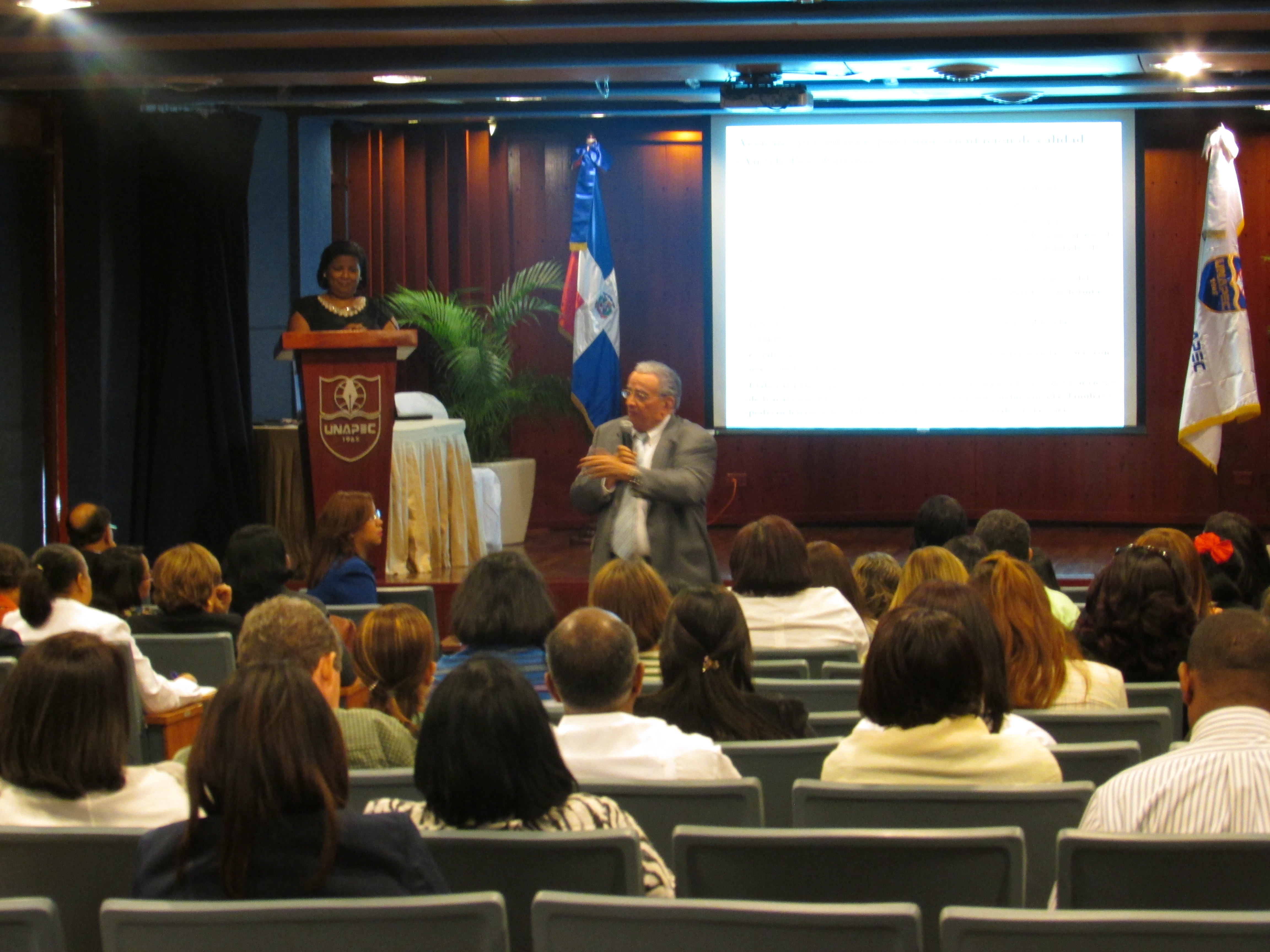 La actividad fue realizada en el Auditorio Dr. Lenel Rodríguez Rib.