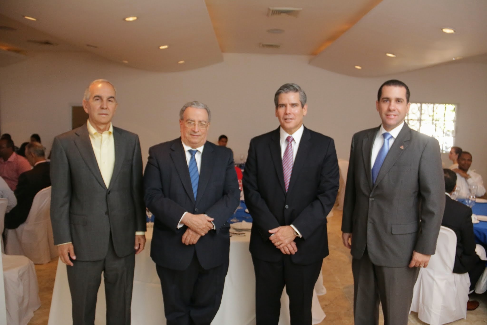 Franco Olivo, Radhamés Mejía, Pedro Pérez y Mariano Frontera.