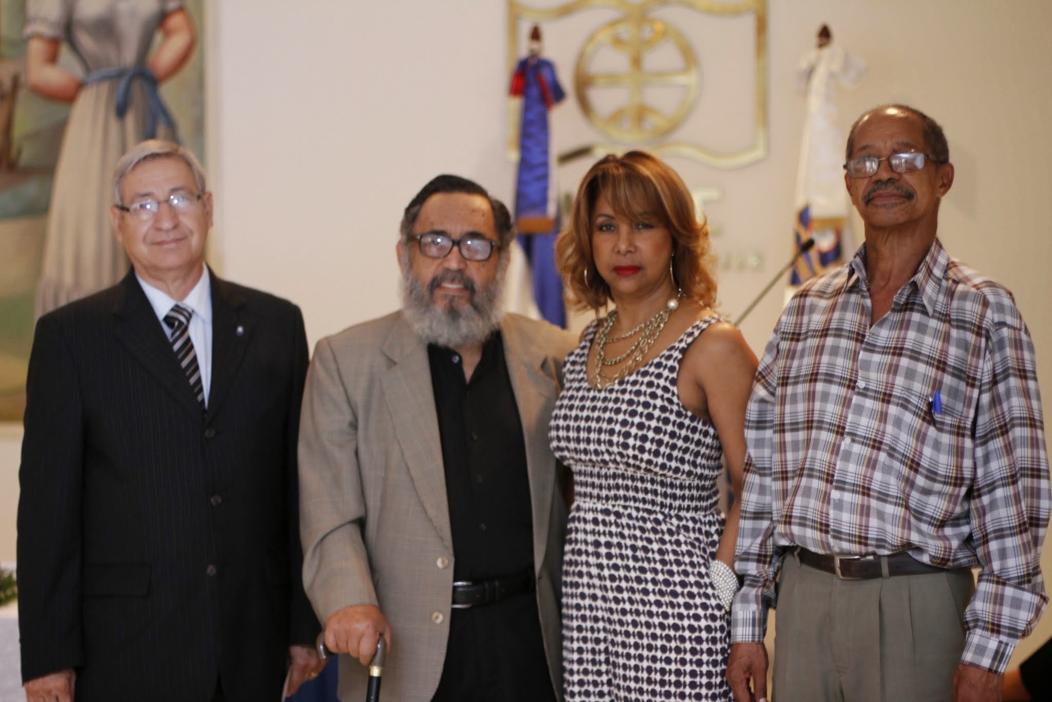 Andrés Hernández, Federico Yovine Bermúdez, Fátima Guzmán y Néstor Aquino 