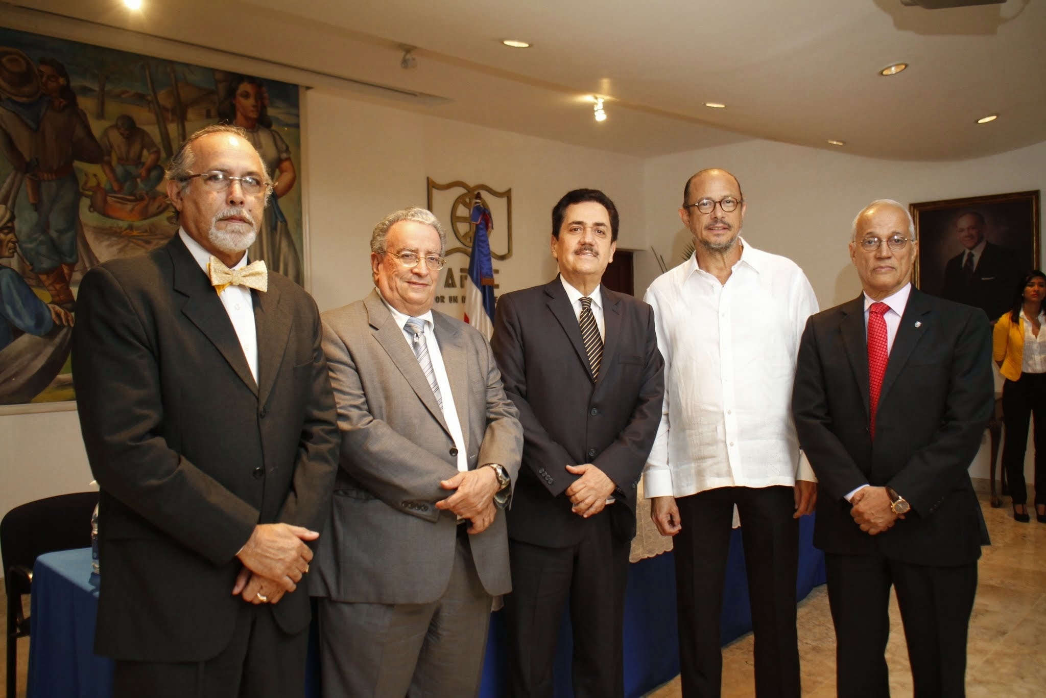 Carlos Sangiovanni, Radhamés Mejía, Tony Raful, José Antonio Rodríguez y Andrés L. Mateo