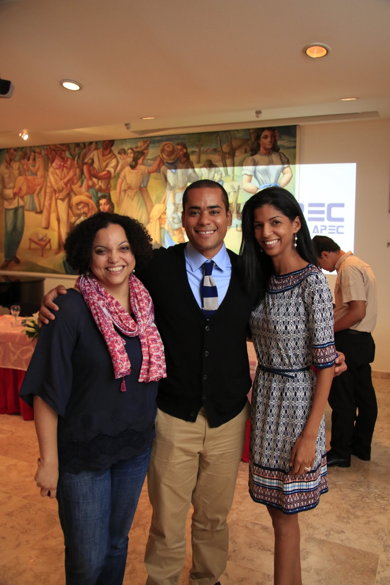 Esther Hermández, Rey Andujar y Amada Hernández