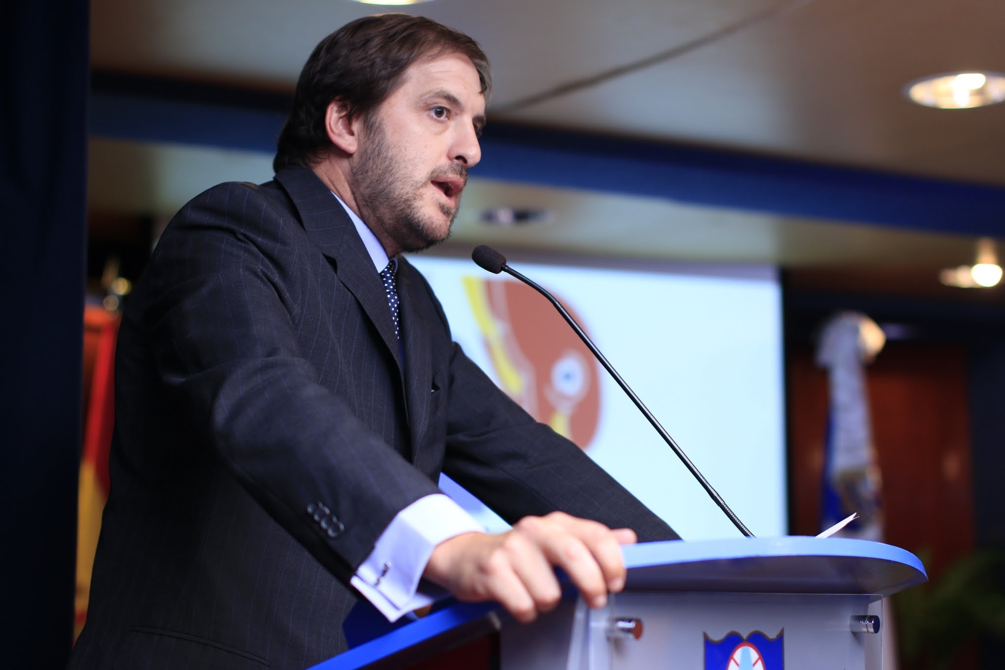 Rodrigo Campos, Ministro Consejero de la Embajada de España en la República Dominicana, en representación del embajador Jaime Lacadena