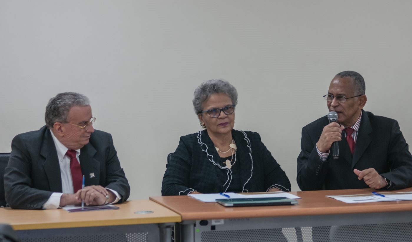 La reunión estuvo presidida por el señor Jacky Lumarque, Rector de la Universidad Quisqueya y presidente de la CORPUCA. 