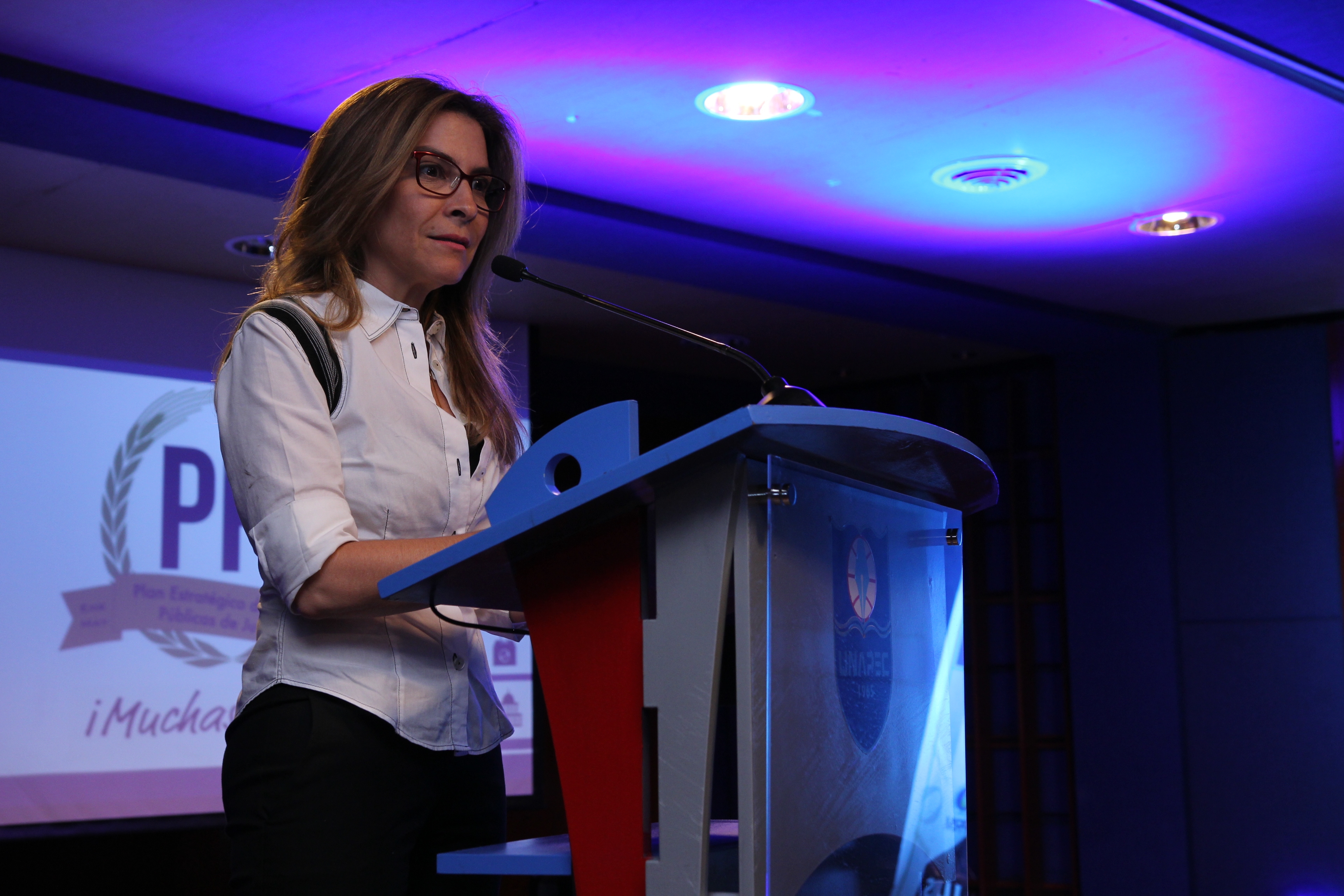 Carolina Mejía, aspirante a la vicepresidencia de la República Dominicana, en representación de Luis Abinader
