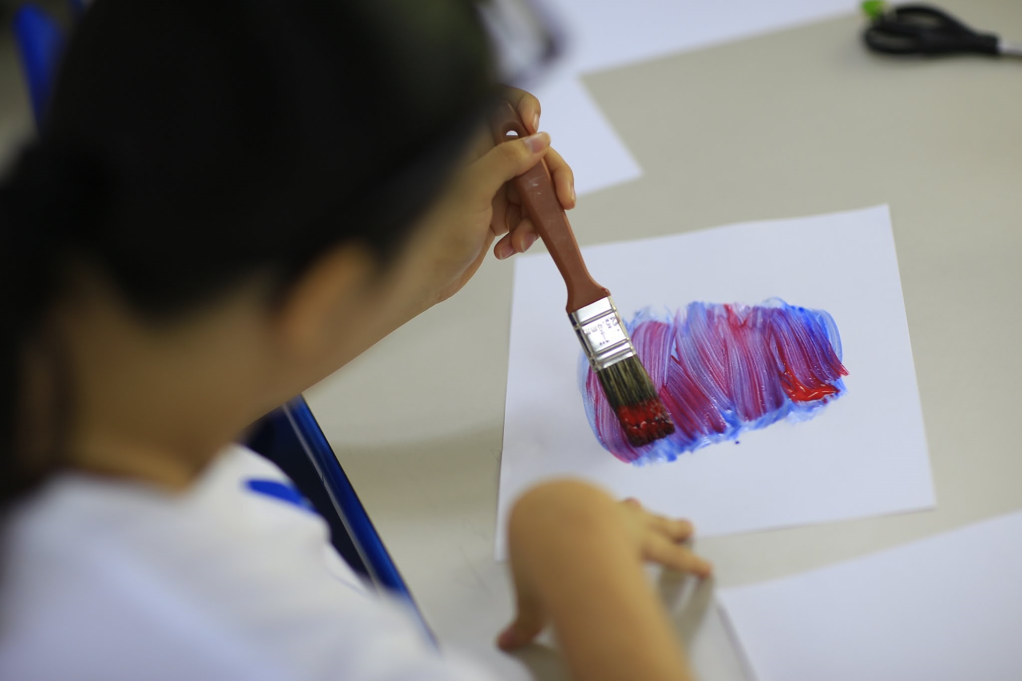 Los estudiantes tuvieron la oportunidad de participar en actividades artisticas, dentro de las aulas de UNAPEC