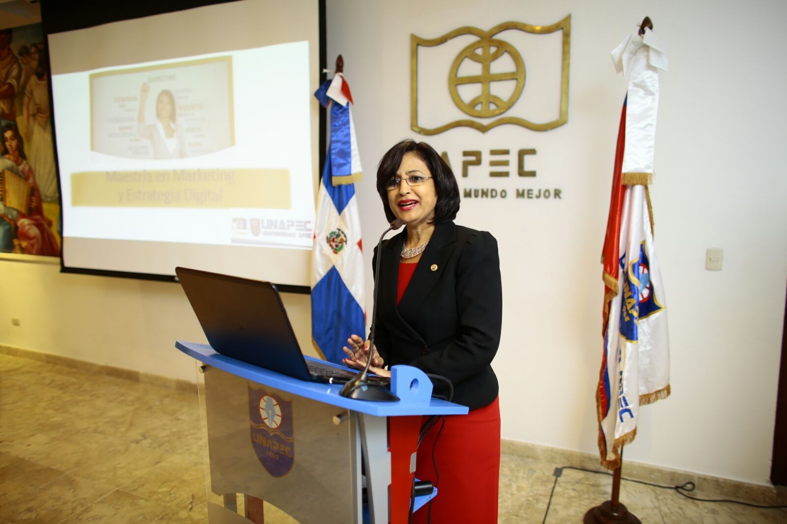 Marisela Almánzar, directora de las carreras Negocios Internacionales y Mercado de UNAPEC