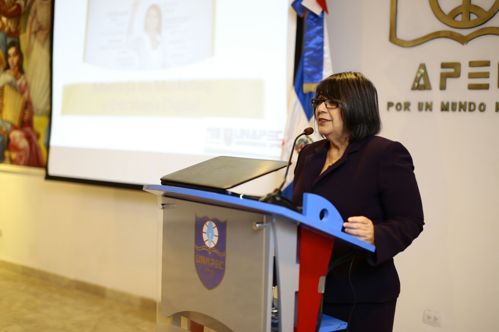 Dalma Cruz Mirabal, vicerrectora de Estudios de Posgrado de UNAPEC